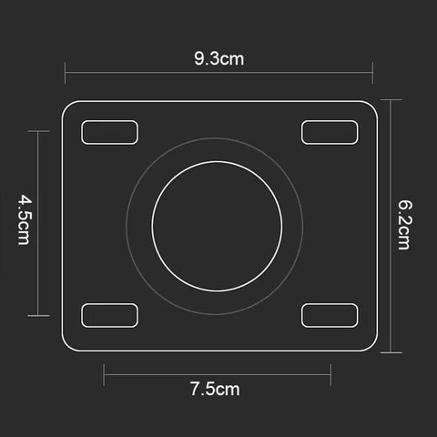 Heavy Duty Rubber Castor Wheels With Slam Dunk Brake Setup For Quiet Furniture Roll Rock Solid Steel Build base plate dimensions 9.3cm x 6.2cm.