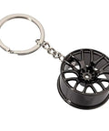 Car Enthusiast 5 Piece Keychain Set For Gearheads With Manual Shifter Wheel Rim Wrench Turbo Brake Disc And Pad Keychains Perfect Gift keychain