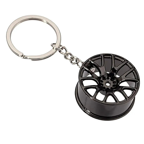Car Enthusiast 5 Piece Keychain Set For Gearheads With Manual Shifter Wheel Rim Wrench Turbo Brake Disc And Pad Keychains Perfect Gift keychain
