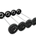 Dope Plastic Toy Car Wheel Set With 2mm Dia Shafts 40 Pack 30mm Wheels And 100mm Rod Axles for RC Cars Trucks Robots DIY Models