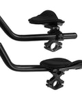 Aluminum Alloy Aero Bar Arm Rest For Bike Handlebar, Go-To Ergonomic Relaxation Pad For Triathlon And Road Cycling, Thick Foam Padding