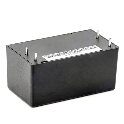 Bulletproof 12V AC DC Power Supply Module 10 Watt With Full Safety Shield, compact black box design for industrial use.