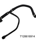 BMW Engine Coolant Water Inlet Pipe Hose For 2 3 4 Series F30 F35 Direct Fit High Temp Black Rubber