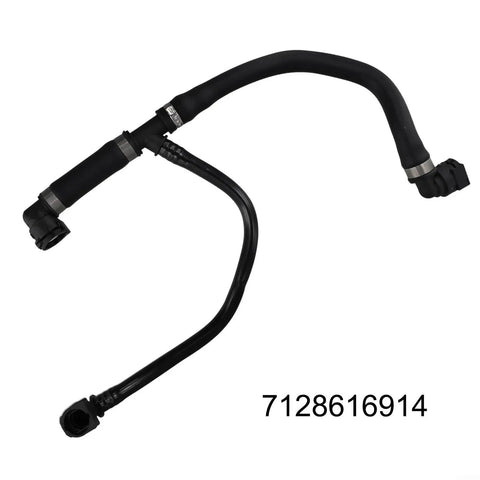 BMW Engine Coolant Water Inlet Pipe Hose For 2 3 4 Series F30 F35 Direct Fit High Temp Black Rubber