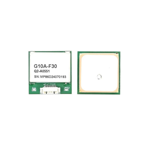 Front and back view of UBX M10 GPS GNSS Module For FPV Drones, 1-25Hz Receiver With Multi System Support For Betaflight, high precision
