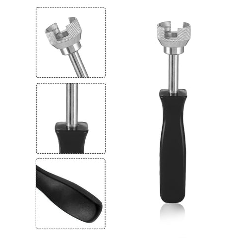 3 Piece Car Drum Brake Tool Kit With Spring Compressor Brake Spoon And Double Ended Pliers For Universal Automotive Drum Repair Install Remove Adjust Set Black tool details