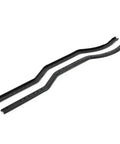 2 Piece Metal Black Girder Side Frame Set For SCX10 II Chassis Upgrade, Beefed Up Heavy Duty RC Crawler Frame Accessories For 90046 90047 Models