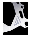 Close-up of Heavy Duty Z Axis Bracket Kit For 3D Printer Mods CNC Machined Aluminum, highlighting precision machining details.