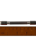 Top Tier Hex Hand Drill Pin Vice With Double Ended Micro Drill Bits For Jewelry Making And Watch Repair Durable Alloy Construction on ruler.