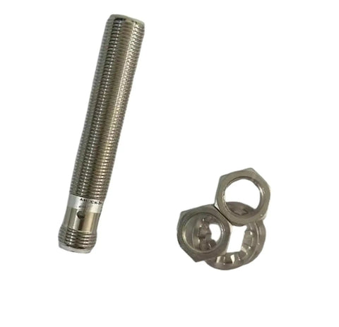 Inductive Proximity Switch For Industrial Automation AM1 AP-2H 1H AN-2H 1H Built Tough, Plug-and-Play Sensor shown with metal mountings.