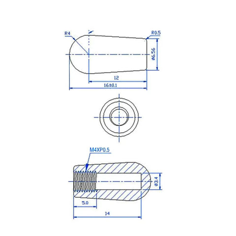 3 Way Short Straight Guitar Toggle Switch Pickup Selector With Replaceable Tip Cap Knobs, 12mm Shaft By 9mm Tall, Compact Yet Durable, Easy To Install On Control Plates, Perfect For Gibson Les Paul Electric Guitars And Other Axes.