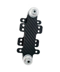 Carbon Fiber Aluminum Alloy Skateboard Adapter Bracket For Land Surfboard, Easy Mount Direct Replacement Spare Part, black carbon fiber bracket with aluminum alloy ends