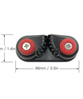 2 Pack Kayak Cam Cleats Aluminum Boat Cleats For Secure Line Grabbing On Kayaks CanOes And Dinghies With Scratch Resistant Base