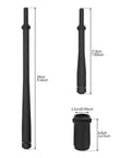 Heavy Duty Pneumatic Anchor Pin Bushing Driver Kit for Trucks and Trailers One And Three Eighths Inch Pins Removal And Installation Eleven And A Half Inch Drive Beefed Up Long And Short Drivers For Quick Safe Leaf Spring Bushing Service, showing 7-inch and 11.5-inch drivers.