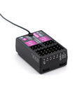 Flysky FS-R7V Receiver 2.4GHz 7CH ANT Protocol Two Way RC Receiver for Cars and Boats with single antenna and ports visible