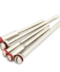 Tough As Nails Five Piece Rotary Tool Connecting Rod Shank Adapter For Electric Mini Grinders with red rubber rings.