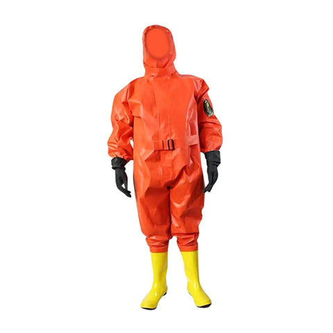 Top Shelf Lightweight Chemical Protective Coverall For Women With Sick Rubber Fabric Integrated Hood Killer Fire And Farm Safety Gear In Bright Orange Fits Every Frame Like A Glove