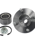 Front Wheel Bearing And Hub Assembly Kit For Ford Focus 2000 2011 4 Lug, Durable Replacement With Easy Install, Reduces Wheel Vibration And Noise