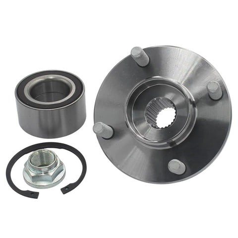 Front Wheel Bearing And Hub Assembly Kit For Ford Focus 2000 2011 4 Lug, Durable Replacement With Easy Install, Reduces Wheel Vibration And Noise