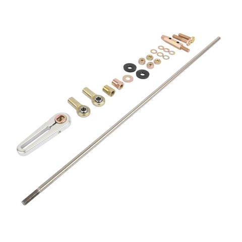 21 Inch Adjustable Transmission Column Shift Linkage Replacement For GM Chevy Vehicles ACA-1800 CB5010 Easy Install Beefed Up Durable Alloy Build For Precise Smooth Gear Shifts And Reliable Performance, 21-inch stainless steel rod with hardware