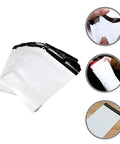 White Plastic Mailing Bags Pack Heavy Duty Self Seal Envelopes Lightweight Yet Thick And Durable Weatherproof For Clothes Shipping