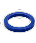 9Mm Silicone Espresso Group Head Gasket Seal For E61 Espresso Machines Blue Replacement Ring 72Mm Od 58Mm Id