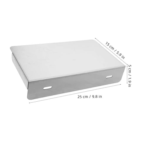 Heavy Duty Stainless Steel EV Charger Raincover Weather Resistant Charging Station Hood, 25 x 15 cm, sturdy design