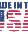 Made in the USA graphic with American flag pattern for Compact Tractor Bolt On Chain Hooks D Rings Receiver And Trailer Hitch Universal Black
