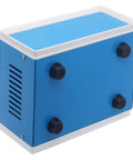 Blue Metal Junction Box Enclosure Built For DIY Electrical Projects With Four Leg Stand A Real Go To Workhorse Project Box
