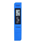 3 In 1 TDS EC Temperature Meter For Water Quality Crazy Accurate Digital Tester Home Water Test Kit With Easy Readout Detects TDS EC And Temperature Handheld Blue, front view