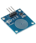 10 Pack Capacitive Touch Sensor Modules TTP223B Digital Proximity Switches For Arduino Projects Jog Type, Low Power, blue module