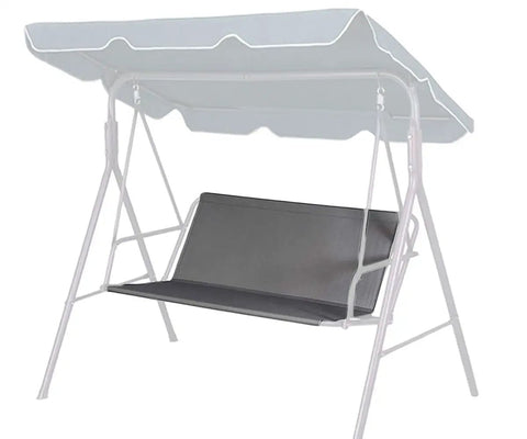 Heavy Duty Swing Seat Replacement Cover For Two To Three Seat Outdoor Swings, 600D Oxford Weatherproof Bench Cover, Gray
