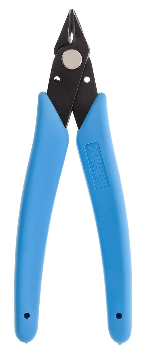 Micro-Shear Full Flush Cutter 170-II 5.11 Inch Precision Wire Cutter For 18 AWG Soft Wire With Tapered Jaw 56 RC High-Grade Alloy Steel Long Blade Life Clean Pinpoint Cuts For Electronics Jewelry And DIY Hobby Projects