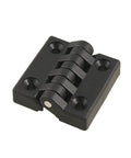 Heavy Duty Sealed Bearing Gate Hinges 40x40mm Ball Bearing Black Plastic Door Hinge for Indoor Outdoor Use