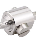 SMA Male To Female Lightning Arrestor For Coaxial Cellular GPS Systems, 50 Ohm Surge Protector, silver cylindrical design