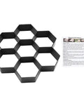 Durable Concrete Molds For Walkways And Patios Reusable Paver Molds For DIY Garden Paths Hexagonal Paver Mold with instructions