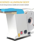 No Sweat Electric Semi Automatic Bag Closure Machine Twist Tie Bundler For Food Packaging showing thickened aluminum body design.