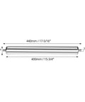 Stainless Steel Conveyor Roller 2 Inch Diameter By 16 Inch Length With Galvanized End Caps For Conveyor Belts Tables And Machines Rust Resistant
