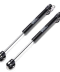 Two Pack Lift Support Gas Strut With Soft Close Hinges 150N 33Lb Lid Stay For Toy Boxes Cabinets And Kitchen Furniture Black Matte Finish