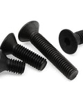 Heavy Duty 3/8-16 Inch Flat Head Socket Cap Screws Set, 1 Inch Long, Fully Threaded, Alloy Steel Grade 10.9 shown in detail