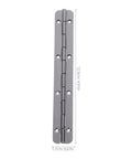 Two Pack Stainless Steel Piano Hinges 5 Inch By 0.7 Inch Heavy Duty Continuous Hinges With Holes For Cabinets Marine Grade Hardware