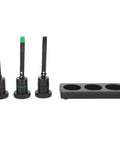 Auto Lubrication Pen For Watches With Stable Base, 3 Piece Watch Repair Kit, featuring red, green, black oil pens and base stand
