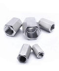 Heavy Duty Stainless Steel Hose Adapter And Tap Connector Kit With One Eighth One Quarter Three Eighth One Half Three Quarter One Inch NPT BSPP Female Hex Couplings For Water Gas Propane High Pressure 304 Stainless Steel Fittings, six adapters