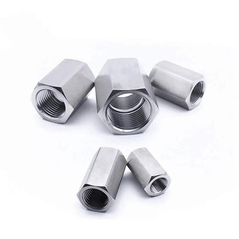 Heavy Duty Stainless Steel Hose Adapter And Tap Connector Kit With One Eighth One Quarter Three Eighth One Half Three Quarter One Inch NPT BSPP Female Hex Couplings For Water Gas Propane High Pressure 304 Stainless Steel Fittings, six adapters