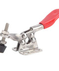 Rock Solid 304 Stainless Steel Toggle Clamp Kit With Snappy Quick Release Action For Welding Jigs And Woodworking Fixtures featuring sturdy grip and durable design.