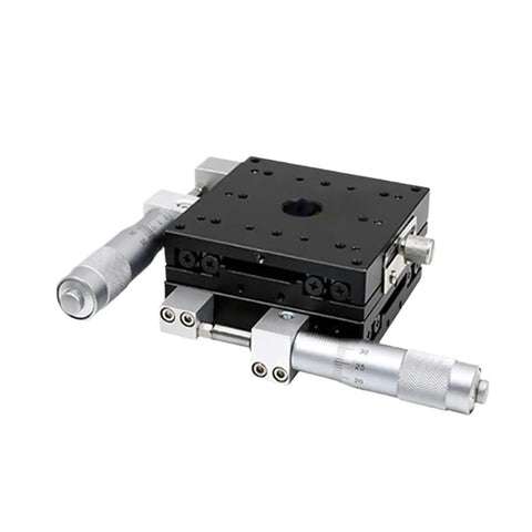 90 X 90mm Manual Axis Sliding Table Platform For Precise Positioning And Fine Dispensing LY90 R with micrometer adjustments