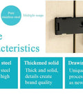 Top Notch Stainless Steel Sliding Gate Bolt Door Lock Latch With Brushed Finish Heavy Duty Rust Resistant Hardware For Secure Window Shed Or Garage Upgrade Your Setup Now, showcasing lock on door with padlock.