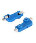 MX Hotswap Socket Set For Mechanical Keyboards, Plug-And-Play, Swap-Friendly PCB Sockets, Blue, 110 Pieces, 100 Cycle Life, 12V 10mA Rated, Easy Switch Swapping, Pro Grade Socket Kit, blue MX hot-swap sockets shown front and back