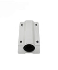 Top Shelf SCS60LUU Linear Motion Slides Loaded With Hella Smooth Bearing Cartridges For CNC Routers And 3D Printers Rigged For Zero Lag Operation Killer Precision Guide Blocks, silver metal slide unit.