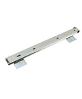 Two Pack Heavy Duty Drawer Slides For Under Desk Keyboard Tray 13.8 Inch Minimum Length 20 Inch Full Extension Ball Bearing Includes Screws Silver Rust Resistant Cold Rolled Steel Construction